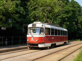 Thumbnail for «Красная Tatra T3 №30480 на 28 маршруте»
