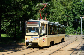 Thumbnail for «Трамвай КТМ-19 №4326 в Измайловском парке»