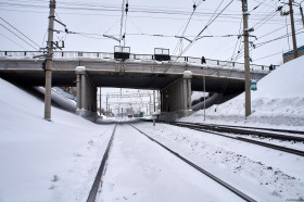 Thumbnail for «Пробираемся к станции «Новосибирск-Южный». Путепровод над путями»