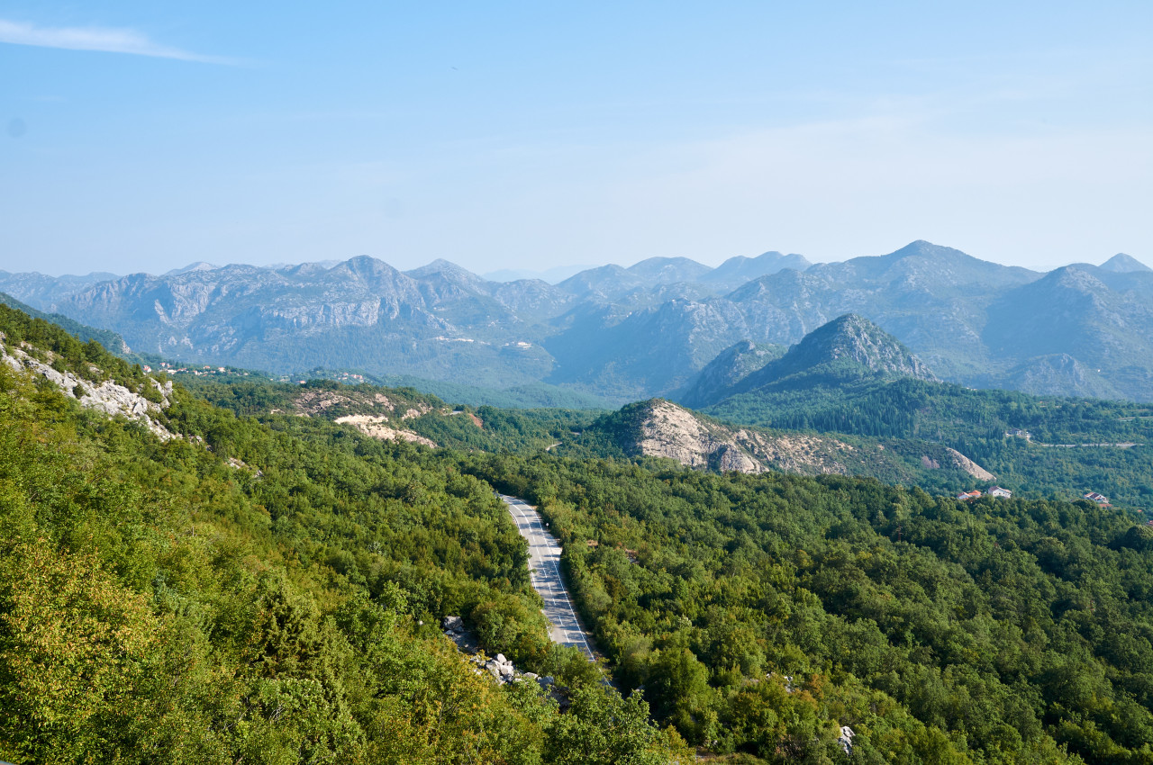 Thumbnail for «Черногория, трасса М2. Горы на фоне рядом с селом Буковик»