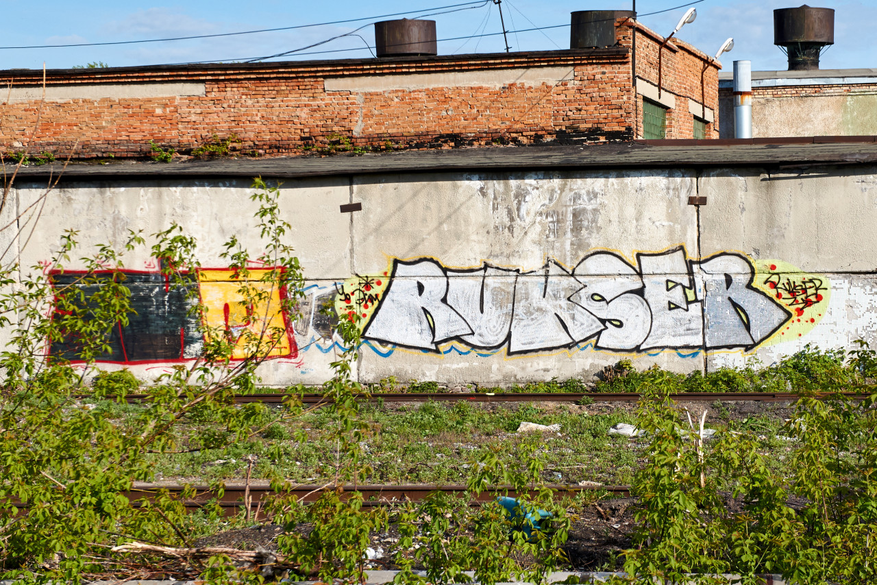Thumbnail for «Графити RUKSER около железной дороги»